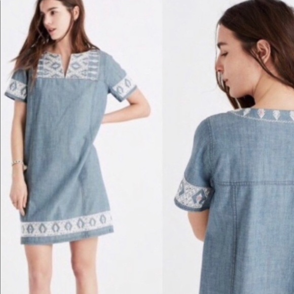 Madewell | Denim Style Dress (Size M) - Picture 1 of 4